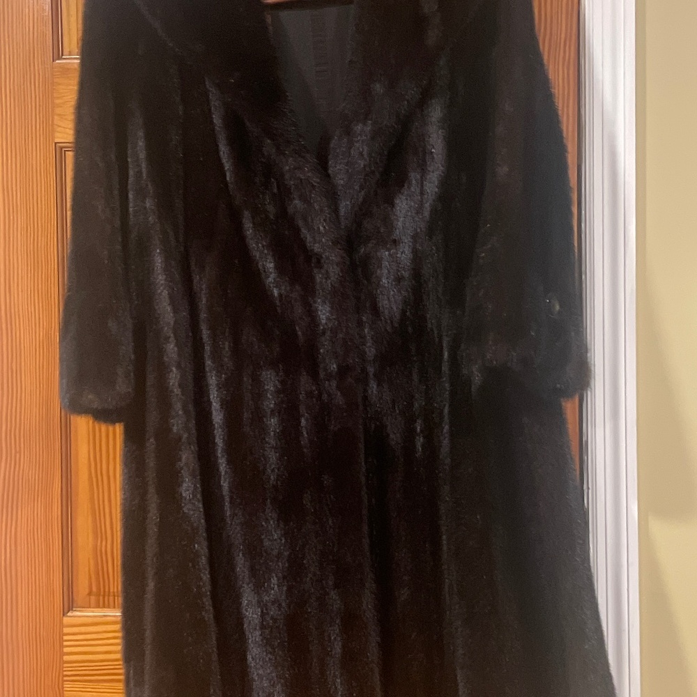 Vintage Blackglama mink coat